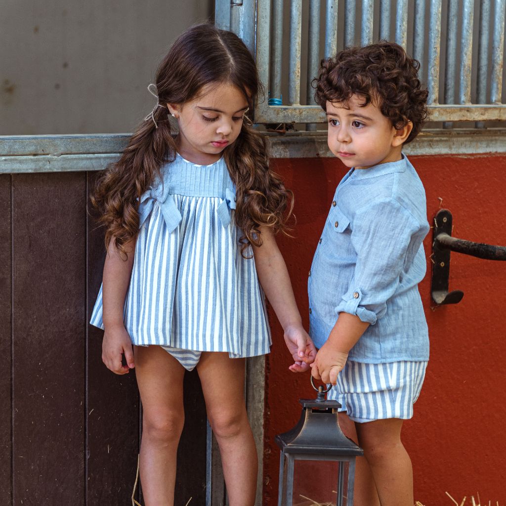 CONJUNTO BEBÉ FAMILIA NAGARE - Menta Moda Infantil