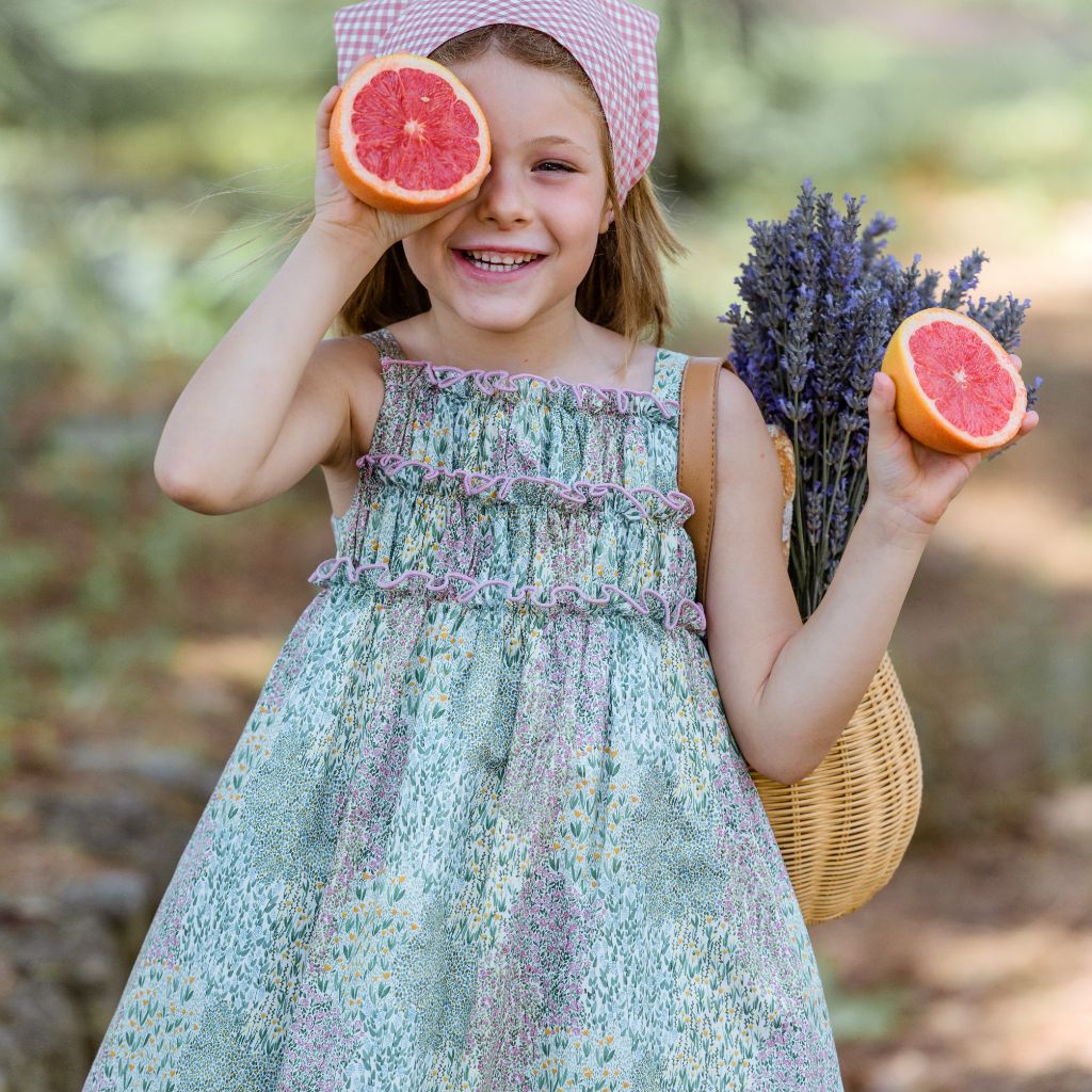 VESTIDO INFANTIL FAMILIA LAGUNA