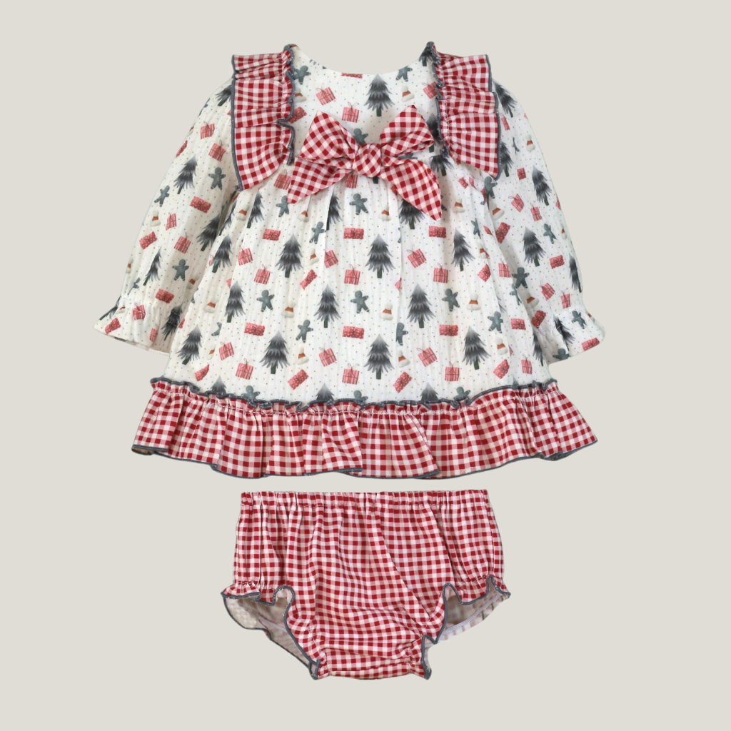 VESTIDO BEBE NAVIDEÑO