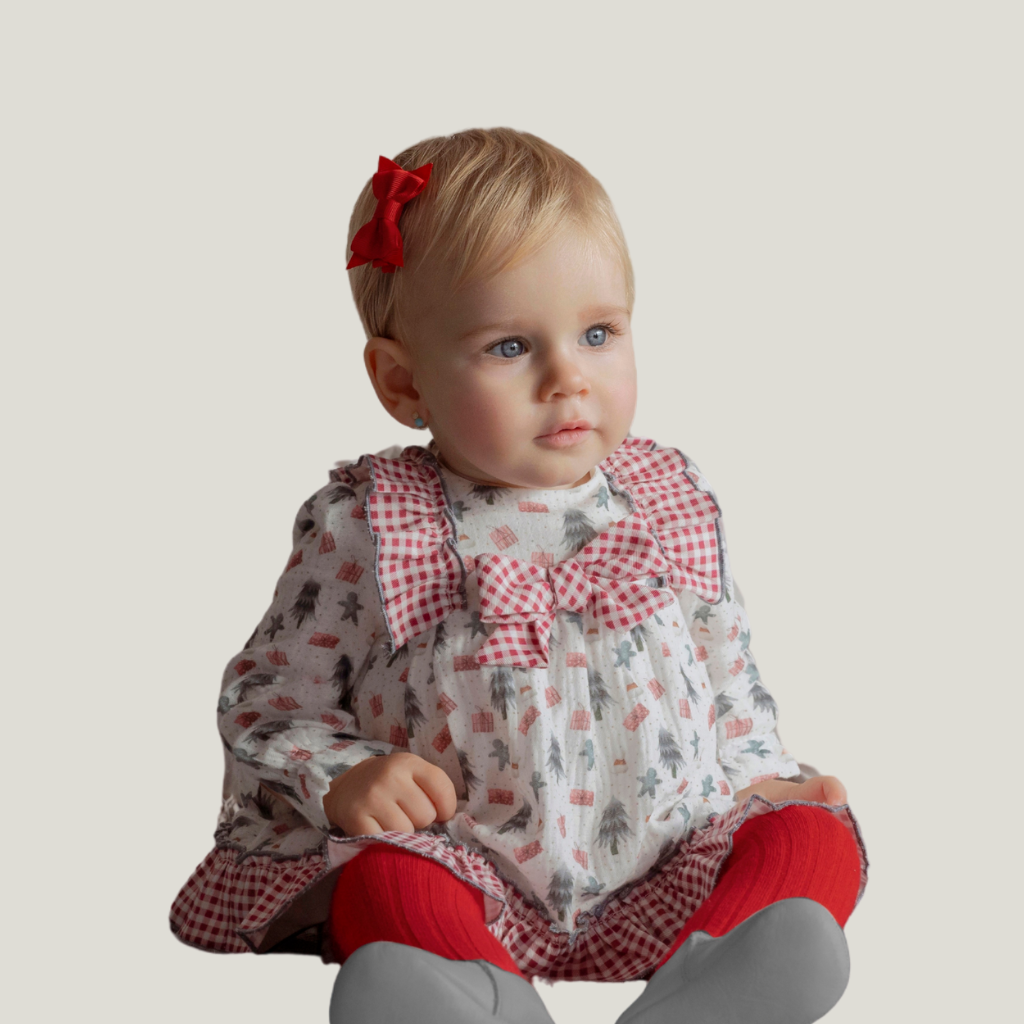 VESTIDO BEBE NAVIDEÑO