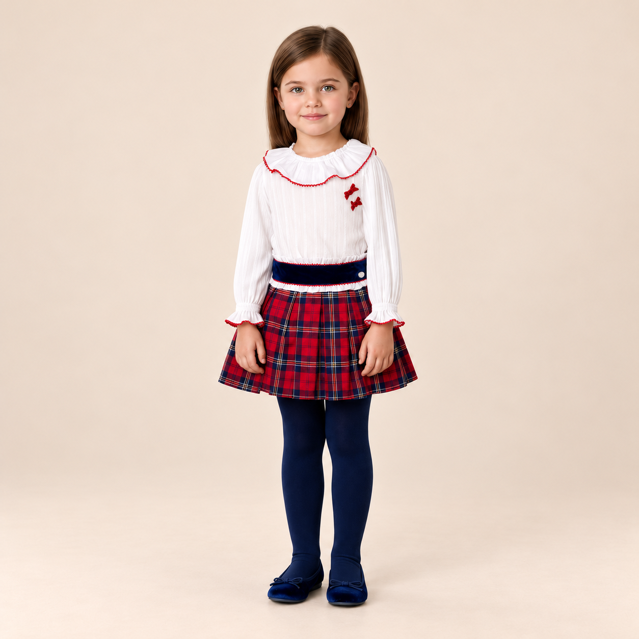 CONJUNTO NINA CUADRO ESCOCES