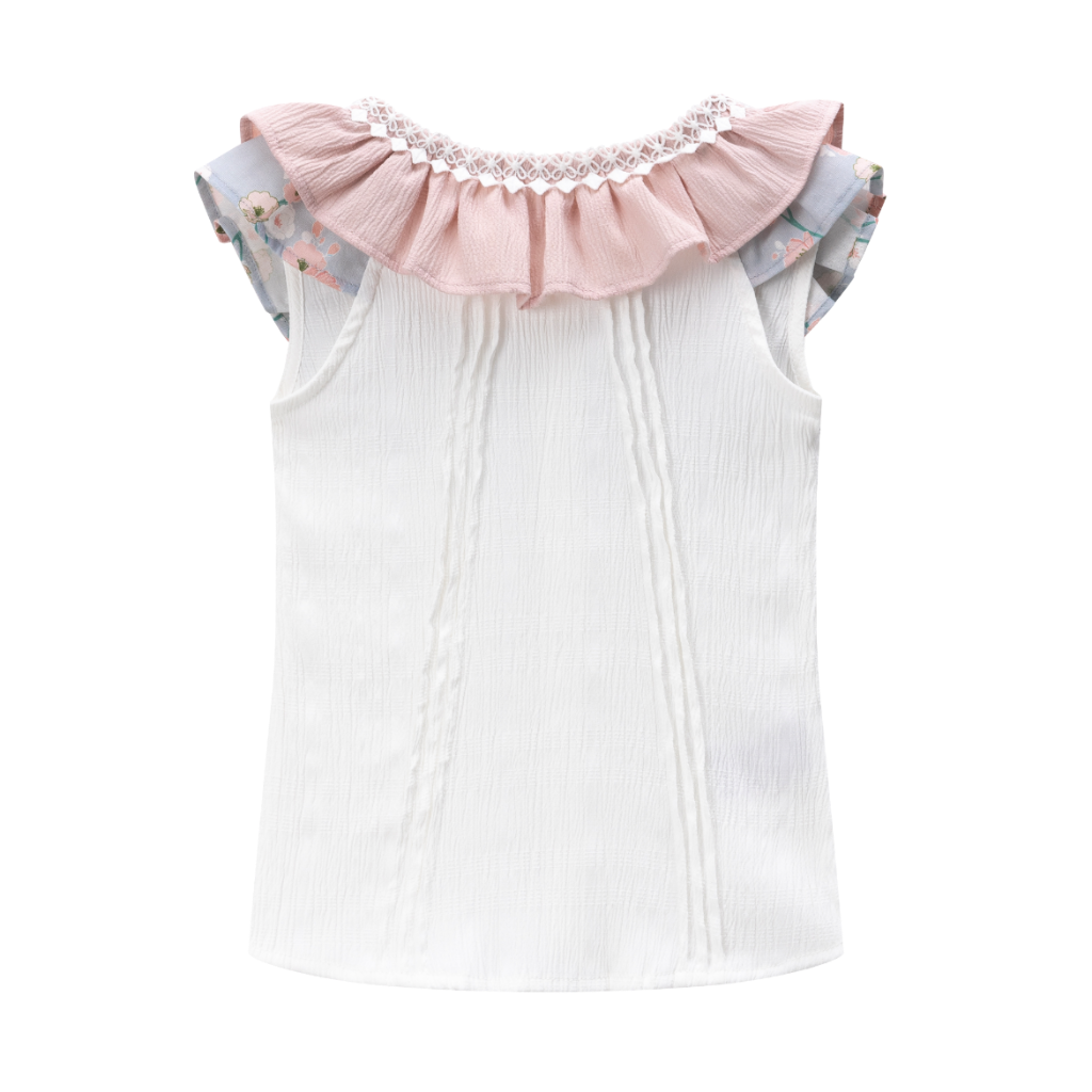 CONJUNTO NIÑA  FALDA COLOR MAQUILLAJE