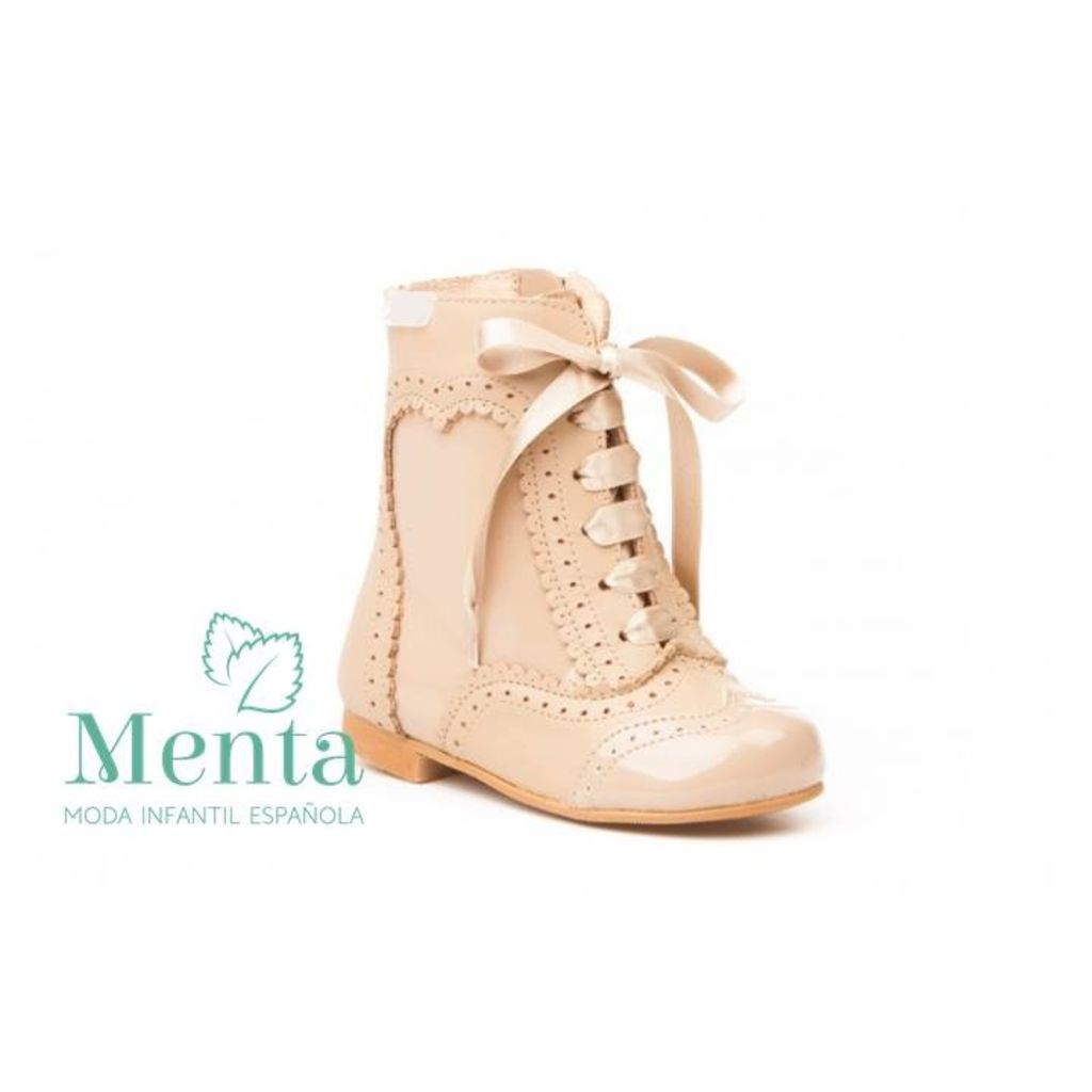 PASCUALONA CAMEL DETALLES CHAROL - Menta Moda Infantil