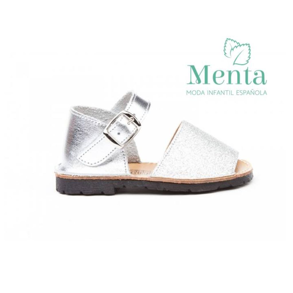 IBICENCA MINI GLITTER  PLATA - Menta Moda Infantil