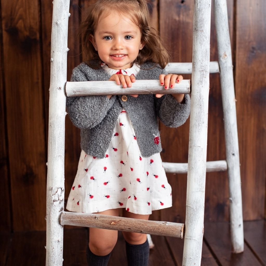 Vestido estampado bebé niña