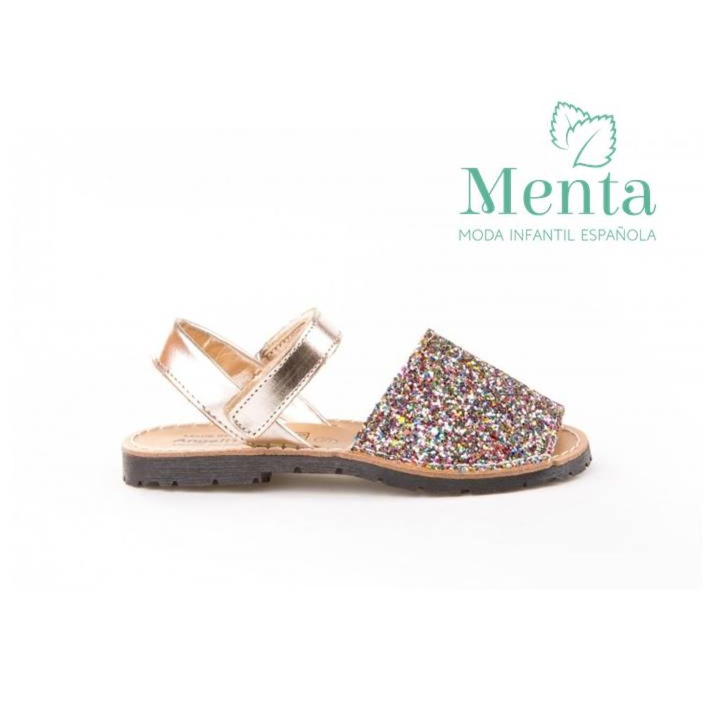 IBICENCA GLITTER MULTICOLOR VELCRO - Menta Moda Infantil