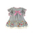 VESTIDO LINEAS MARINO Y FLORES