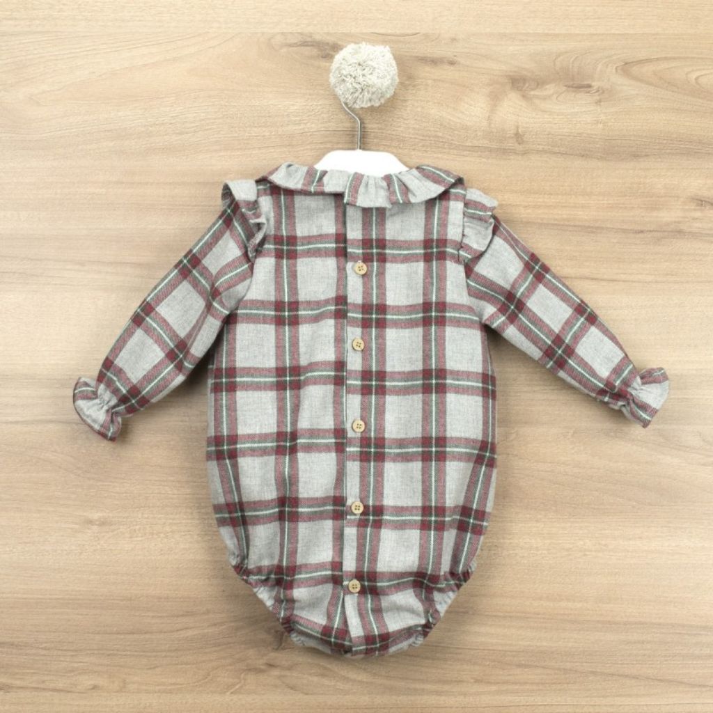 PELELE CON VOLANTE TRADITION - Menta Moda Infantil