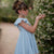 VESTIDO LISO AZUL