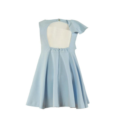 VESTIDO LISO AZUL