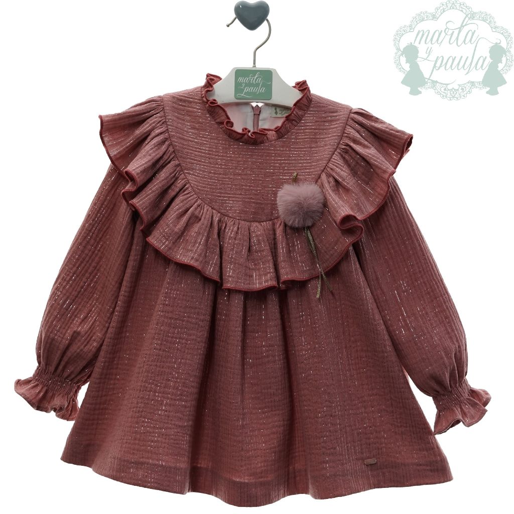 VESTIDO NINA MANGA LARGA FAMILIA ALEGRIA - Menta Moda Infantil