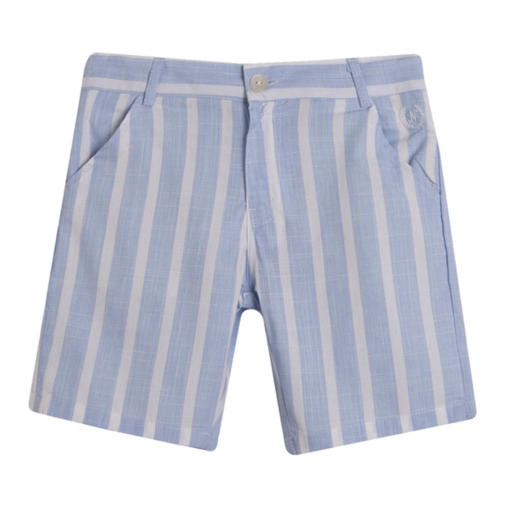 CONJUNTO NINO RAYAS CELESTES - Menta Moda Infantil