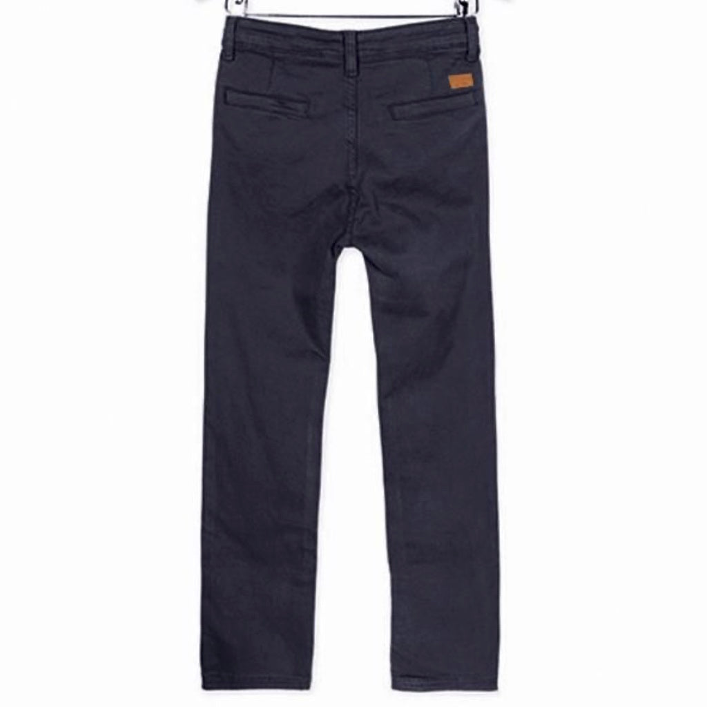 PANTALON MARINO OSCURO LARGO BÁSICO NIÑO - Menta Moda Infantil