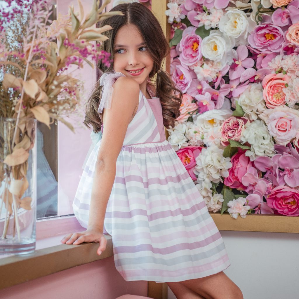 VESTIDO INFANTIL PIANO - Menta Moda Infantil