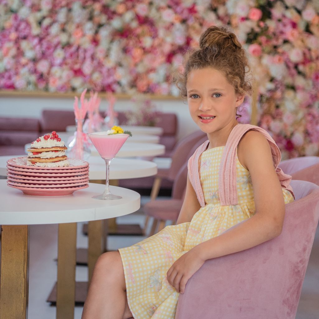 VESTIDO INFANTIL AMARILLO ARPA