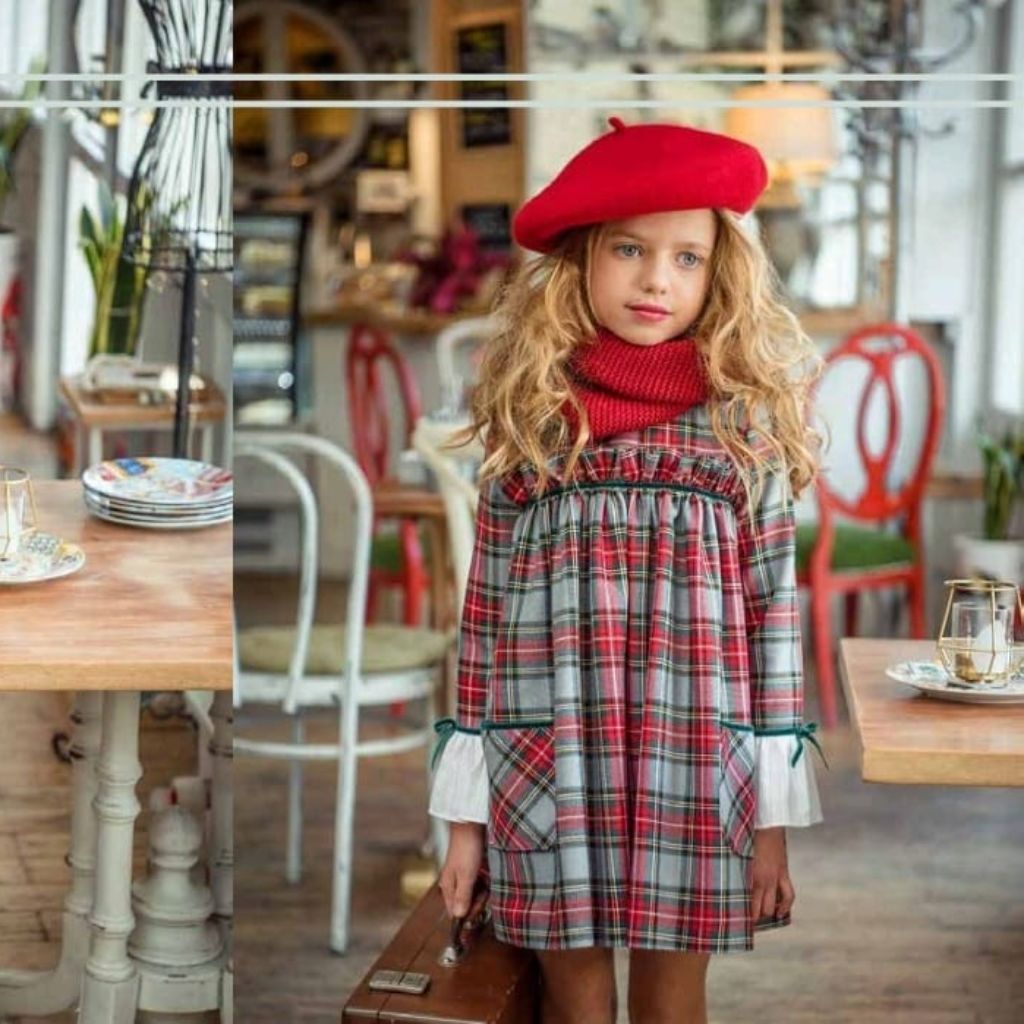 Vestido escoces niña 2025